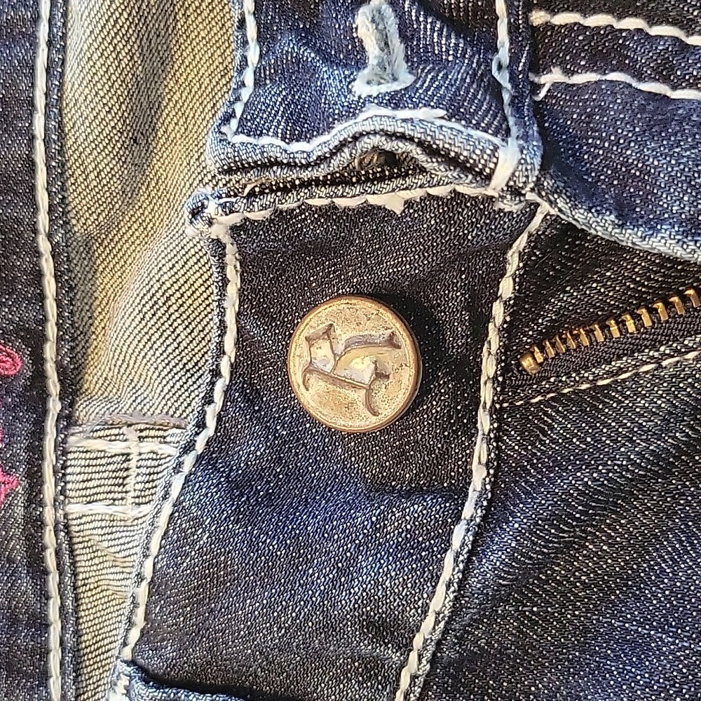 ROCK & ROLL Cowgirl Original Low Rise Jeans Embellished - Picture 5 of 11